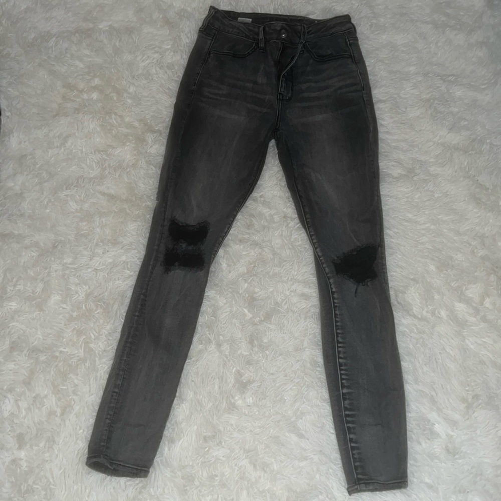 Gray AE jeans